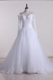 Hot Wedding Dresses Sweetheart Ball Gown Tulle With Applique