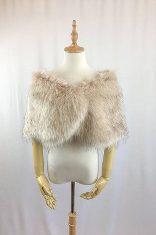 Faux Fur Prom Wedding Shawl Wraps PST124962