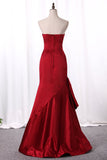 New Arrival Evening Dresses Mermaid Sweetheart Satin Floor Length