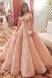 Blush Pink Evening Dress New Fashion Gorgeous Sweet 16 Gowns pink long Quinceanera Dresses JS168