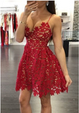 Lace Unique Homecoming Dress Graduation Dress Prom Dress for Teens JS17