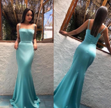 Mermaid Long Straps Fashionable Prom Dresses Modern Evening Dresses