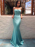 Mermaid Long Straps Fashionable Prom Dresses Modern Evening Dresses