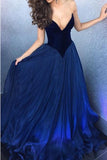 Black chiffon v-neck sweetheart A-line long evening dress for teens sexy prom dresses JS355