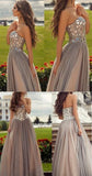 Charming Sexy Prom Dress Elegant Prom Dress Tulle Evening Dress Long Prom Dresses JS608