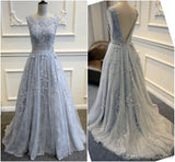 A-Line Appliques Sexy A-Line Long Cheap Prom Dresses Evening Dress Formal Women Dresses uk F66