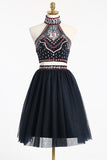 Royal Blue Sparkle Beautiful Chiffon Fashion Beading Sweet 16 Dress