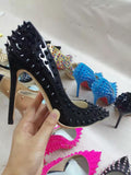 High-heels with Nails Fashion Women Party Shoes